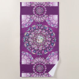 Kardinal Red Rosace Strandtuch