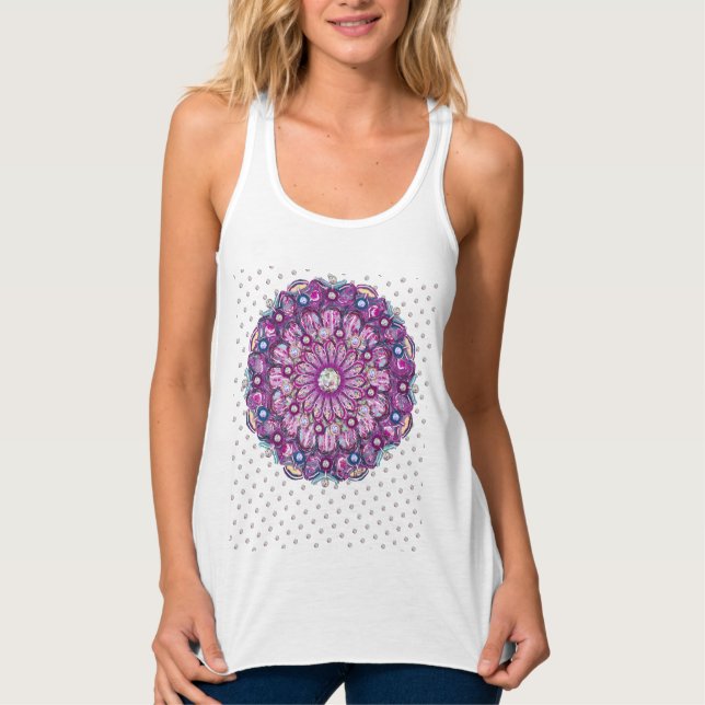 Kardinal Red Rosace Tank Top (Vorderseite)