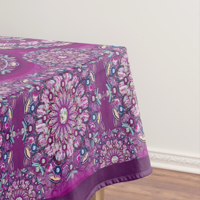 Kardinal Red Rosace Tischdecke (Beispiel)