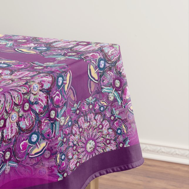 Kardinal Red Rosace Tischdecke (Beispiel)