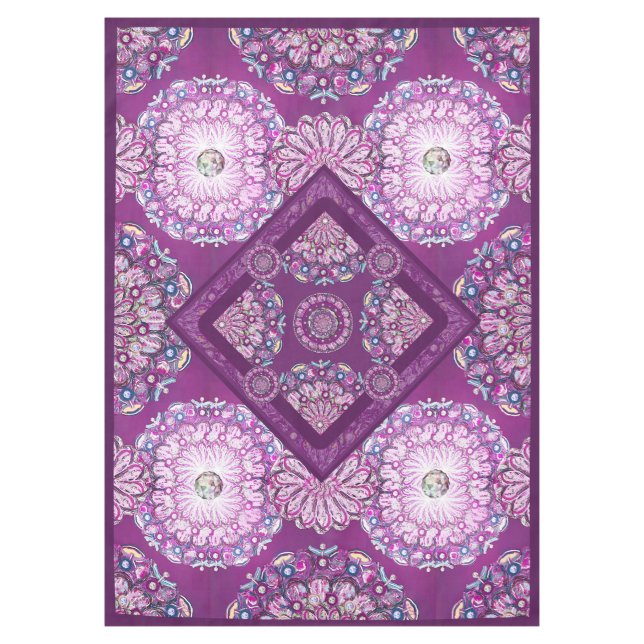 Kardinal Red Rosace Tischdecke (Vorderseite)