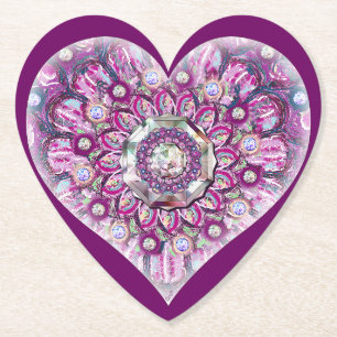 Kardinal Red Rosace Untersetzer