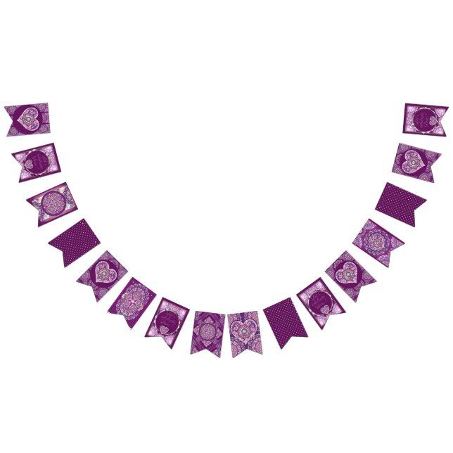 Kardinal Red Rosace Wimpelkette (Alle)