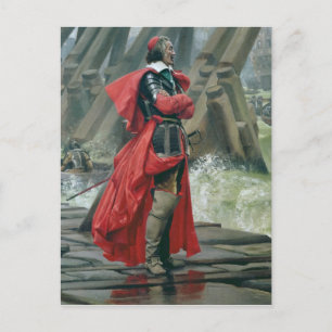 Kardinal Richelieu an der Meeresmauer in La Postkarte