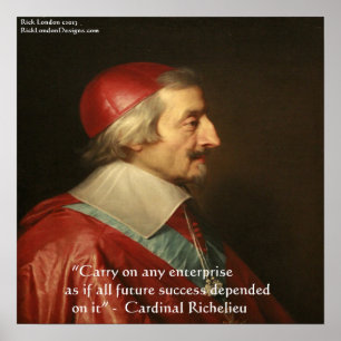 Kardinal Richelieu Zitat Poster