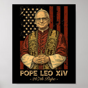 Kardinal Robert Francis Prevost Pope Leo Xiv Ameri Poster