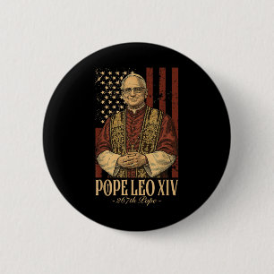Kardinal Robert Prevost Pope Leo Xiv 7 Button