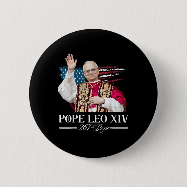 Kardinal Robert Prevost Shirt Papst Leo Xiv Button (Vorderseite)