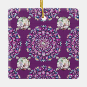 Kardinal Rosace Keramikornament