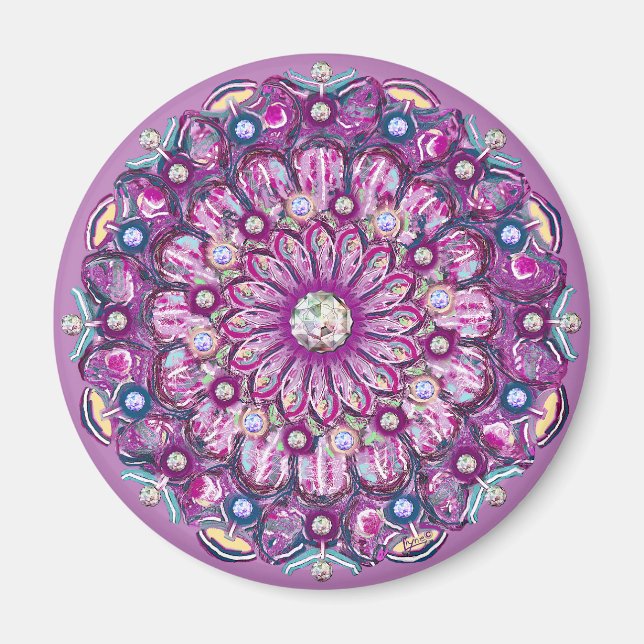 Kardinal Rosace Magnet (Vorne)