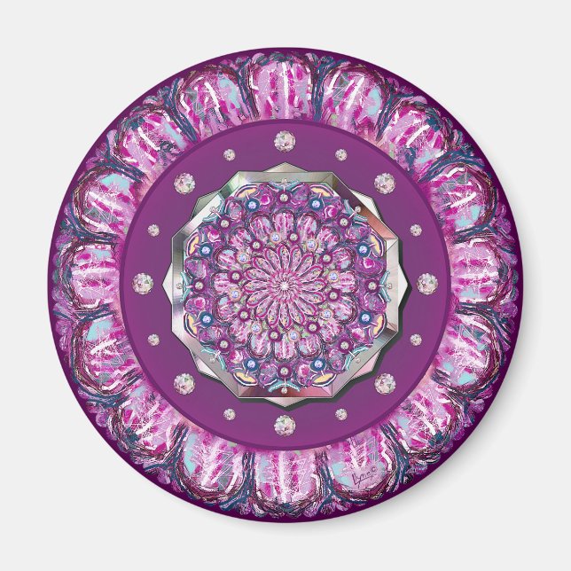 Kardinal Rosace Magnet (Vorne)