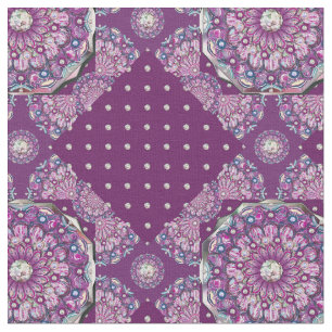 Kardinal Rosace Stoff