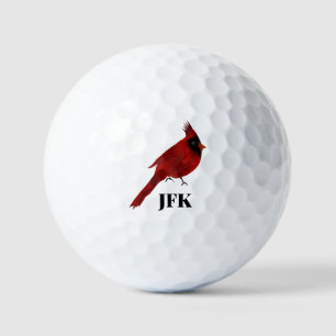 Kardinal Rote Wildtiere Golfball