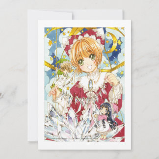 Kardinal Sakura Sakura Kinomoto, Tomoyo und Syao Einladung