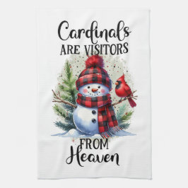 Kardinal sind aus dem Himmel Geschirrtuch