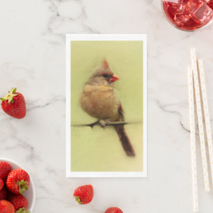Kardinal Songbird Serviette