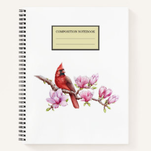 Kardinal Spiral Notebook Notizbuch