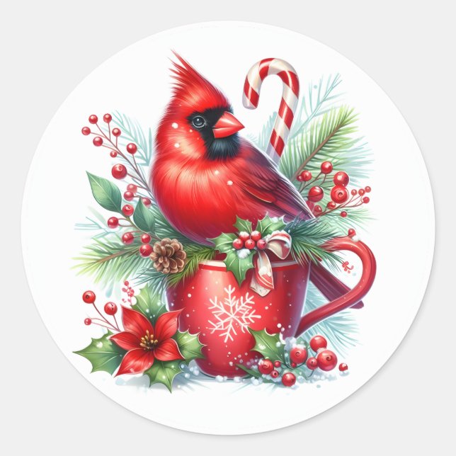 Kardinal Stickers (Vorderseite)