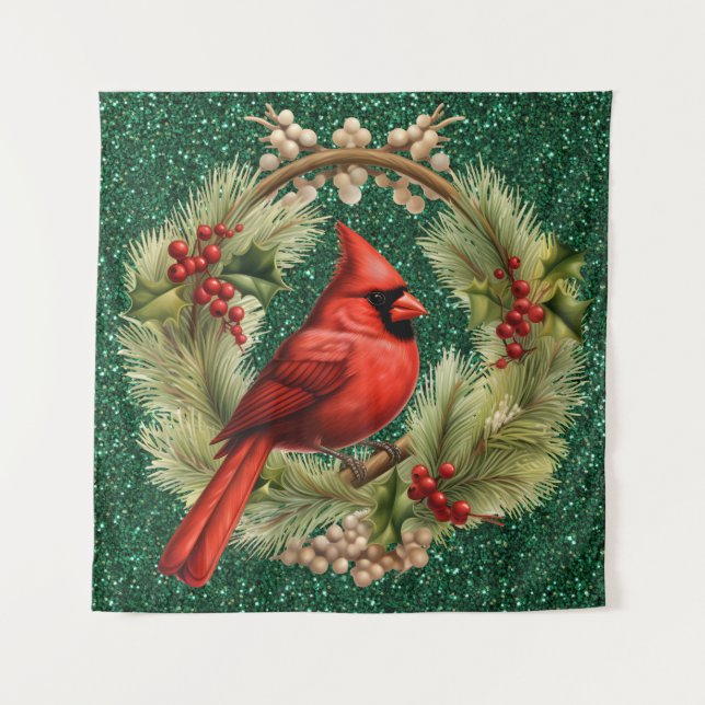 Kardinal Tapestry Wandteppich (Vorderseite)