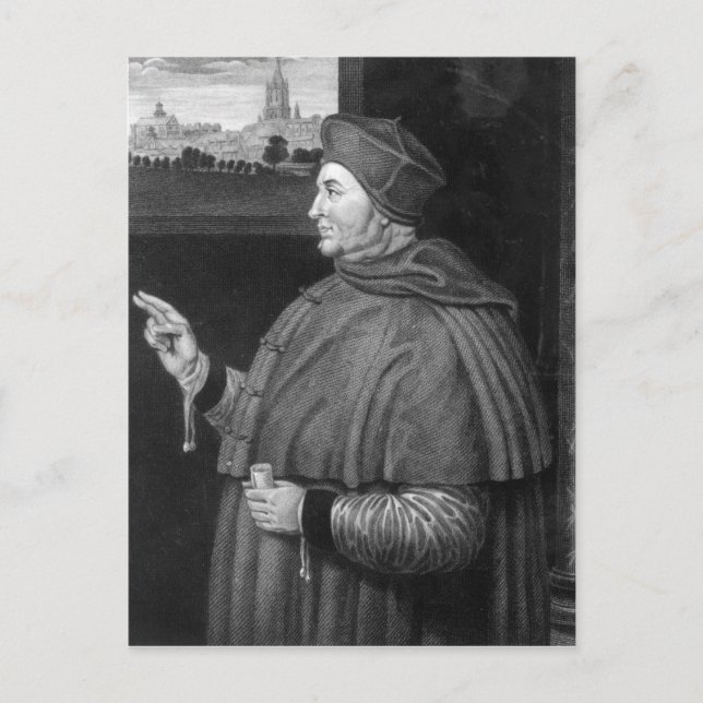 Kardinal Thomas Wolsey Postkarte (Vorderseite)