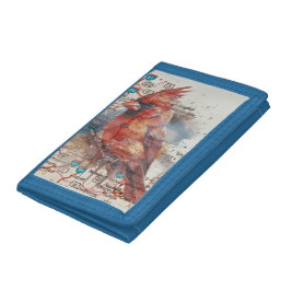 Kardinal über Virginia Road Map Trifold Geldbörse