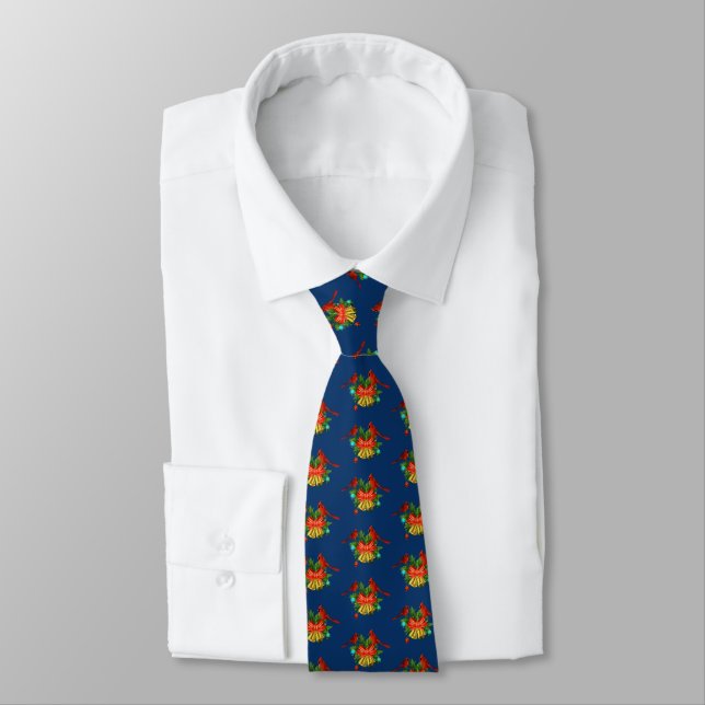 Kardinal und Bells Neck Tie Krawatte (Gebunden)