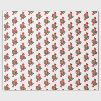 Kardinal- und Weihnachtswackelpapier Geschenkpapier