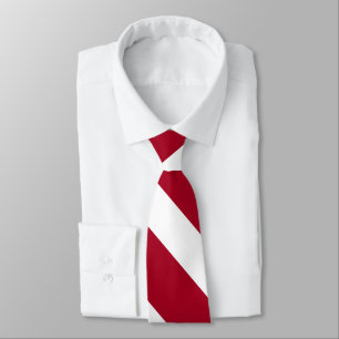 Kardinal und White II University Strip Krawatte