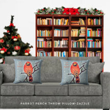 Kardinal-Vogel im Schneefall