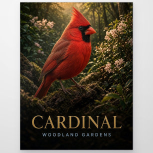 Kardinal Waldgarten Wildlife-TIER Postkarte