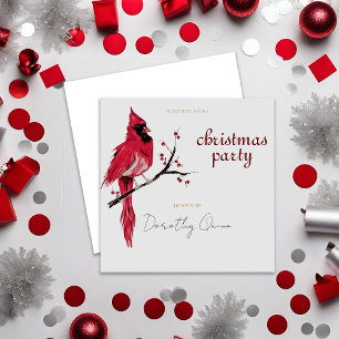 Kardinal Weihnachten Party Einladung