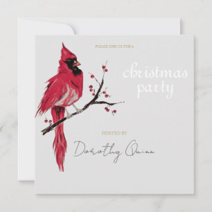 Kardinal Weihnachten Party Einladung
