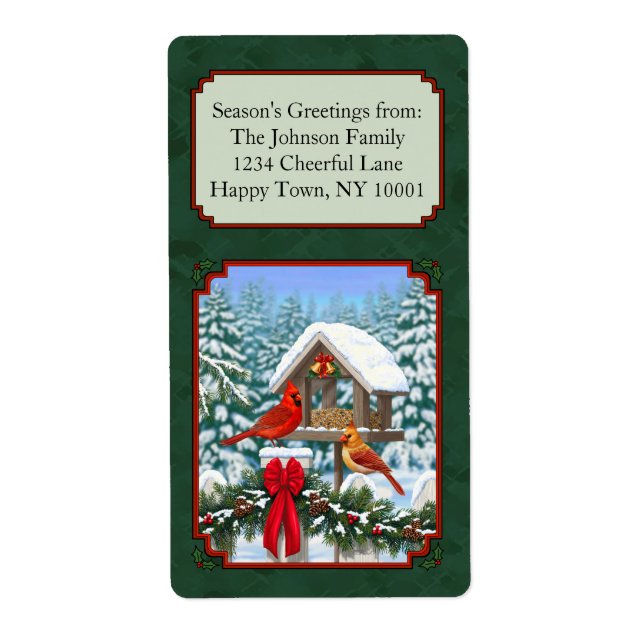 Kardinal Weihnachtsfest Grün (Vorne)