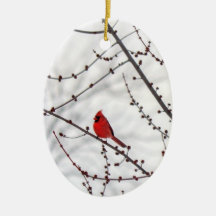 Kardinal Weihnachtsschmuck - Engel sind in der Näh