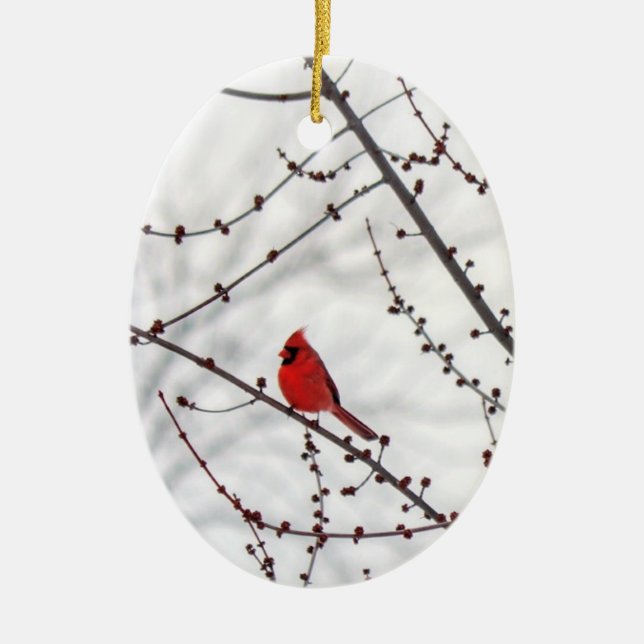 Kardinal Weihnachtsschmuck - Engel sind in der Näh (Vorne)