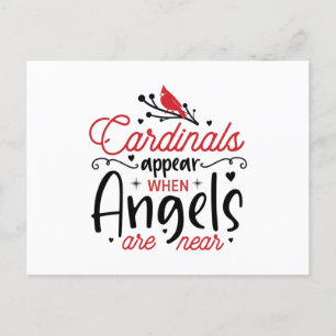 Kardinal wird angezeigt postkarte