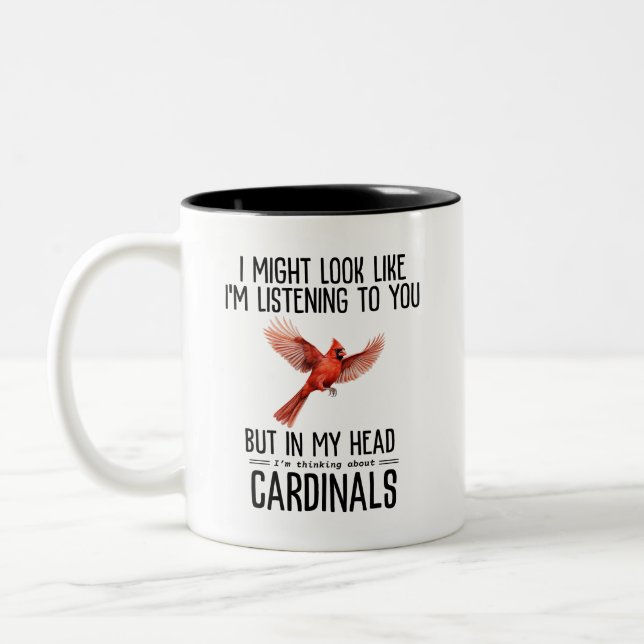Kardinal Zweifarbige Tasse (Links)