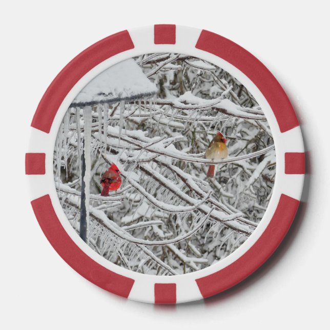 Kardinäle Pokerchips (Vorderseite)