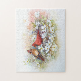 Kardinäle und Dogwood-Puzzle