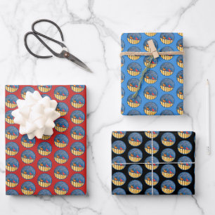 Kardinäle zur Zaunmalerei - Originelle Kunst Geschenkpapier Set