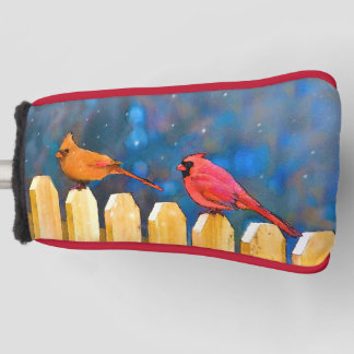 Kardinäle zur Zaunmalerei - Originelle Kunst Golf Headcover