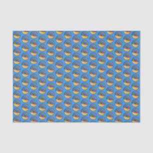 Kardinäle zur Zaunmalerei - Originelle Kunst Seidenpapier