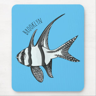 Kardinalfisch-Cartoon in Banggai Mousepad