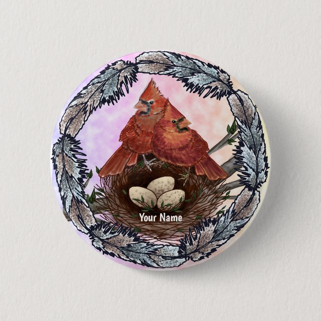 Kardinalnester  button (Vorderseite)