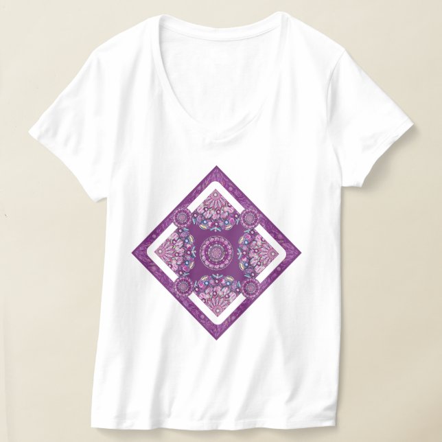 Kardinalrot Rosette T-Shirt (Ablage )
