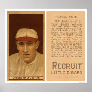Kardinals-Baseball 1912 Bills Steele Poster