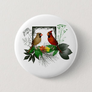 Kardinals Corner Abzeichen Button