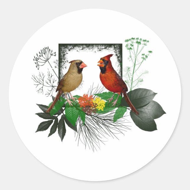 Kardinals Corner Sticker (Vorderseite)