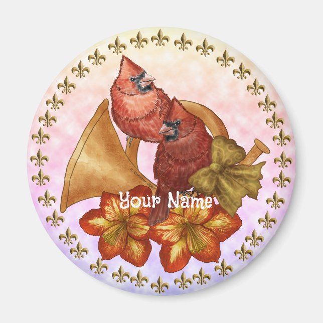 Kardinals Horn Magnet (Vorne)