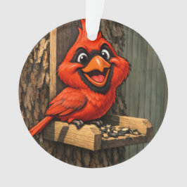 Kardinals-Karrikatur Ornament